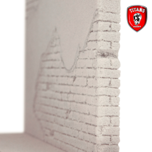 TITANS HOBBY: "The Wall" - special high density foam, thickness 6 mm. - sheet 35x25 cm