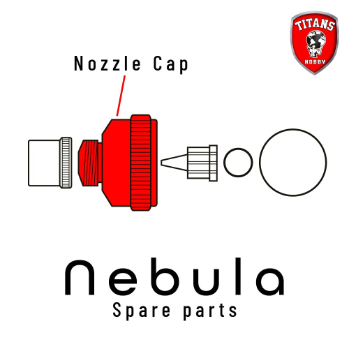 TITANS HOBBY: part 2. Nozzle Cap for NEBULA Airbrush