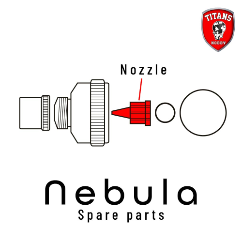 TITANS HOBBY: part 3. Nozzle for NEBULA Airbrush