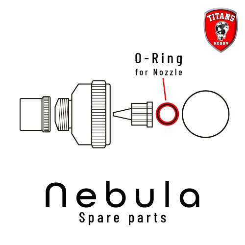 TITANS HOBBY: part 4. O-Ring for Nozzle for NEBULA Airbrush
