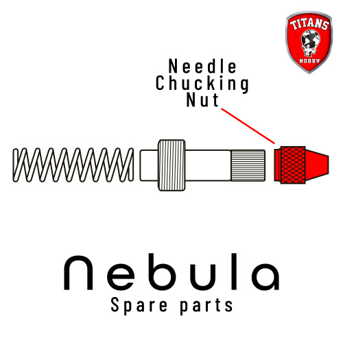 TITANS HOBBY: part 16. Needle Chucking Nut for NEBULA Airbrush