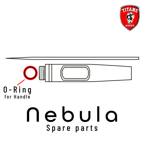 TITANS HOBBY: part 18. O-Ring for Handle for NEBULA Airbrush
