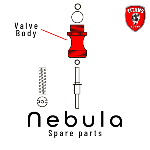 TITANS HOBBY: part 24. Valve Body for NEBULA Airbrush