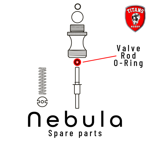 TITANS HOBBY: part 25. Valve Rod O-Ring for NEBULA Airbrush