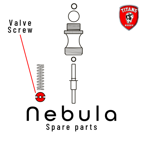 TITANS HOBBY: part 28. Valve Screw for NEBULA Airbrush