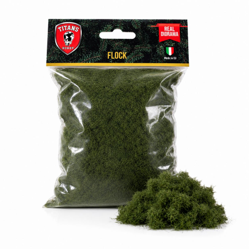 TITANS HOBBY: Flock Lenght 6mm gr.30 - Forest Green