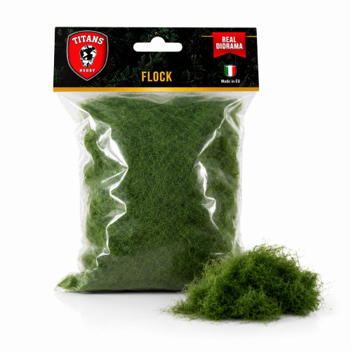TITANS HOBBY: Flock Lenght 12mm gr.30 - Grass Green