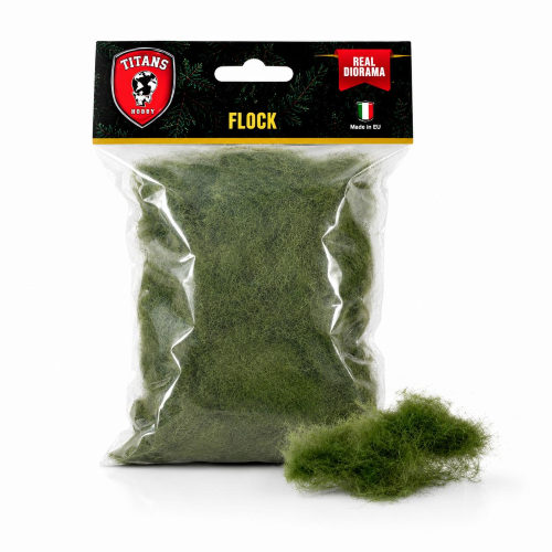 TITANS HOBBY: Flock Lenght 12mm gr.30 - Forest Green
