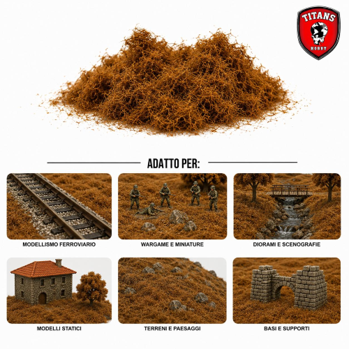 TITANS HOBBY: Flock Lenght 6mm gr.30 - Pine Forest Green