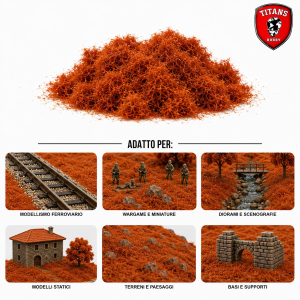 TITANS HOBBY: Flock Lenght 6mm gr.30 - Dry Graas