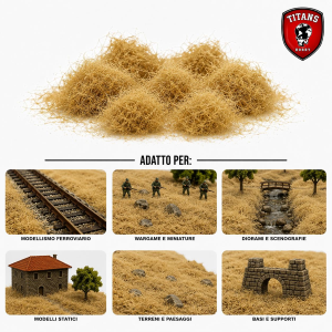 TITANS HOBBY: Flock Lenght 12mm gr.30 - Beige