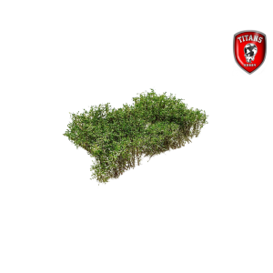 TITANS HOBBY: Shrubbery cm.15x15 Lenght 15mm - Blooming White