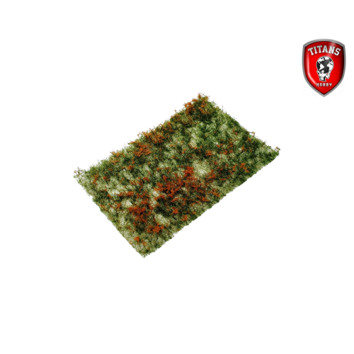 TITANS HOBBY: Flowery Meadow cm.10x15 Lenght 15mm - Withered Flowers
